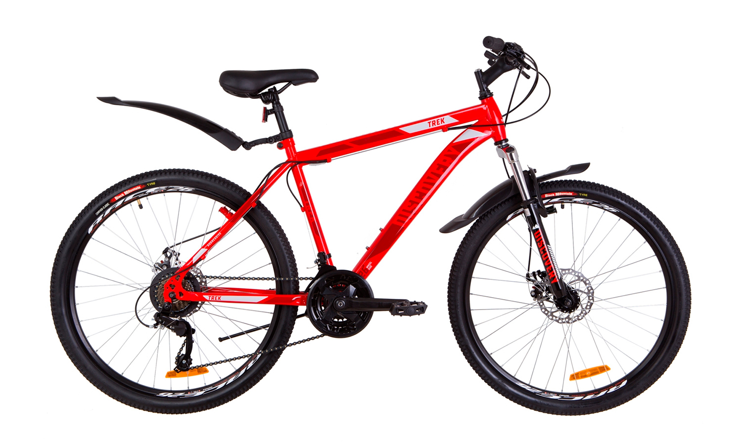 Велосипед 26" Discovery TREK DD (2019) 2019 Red